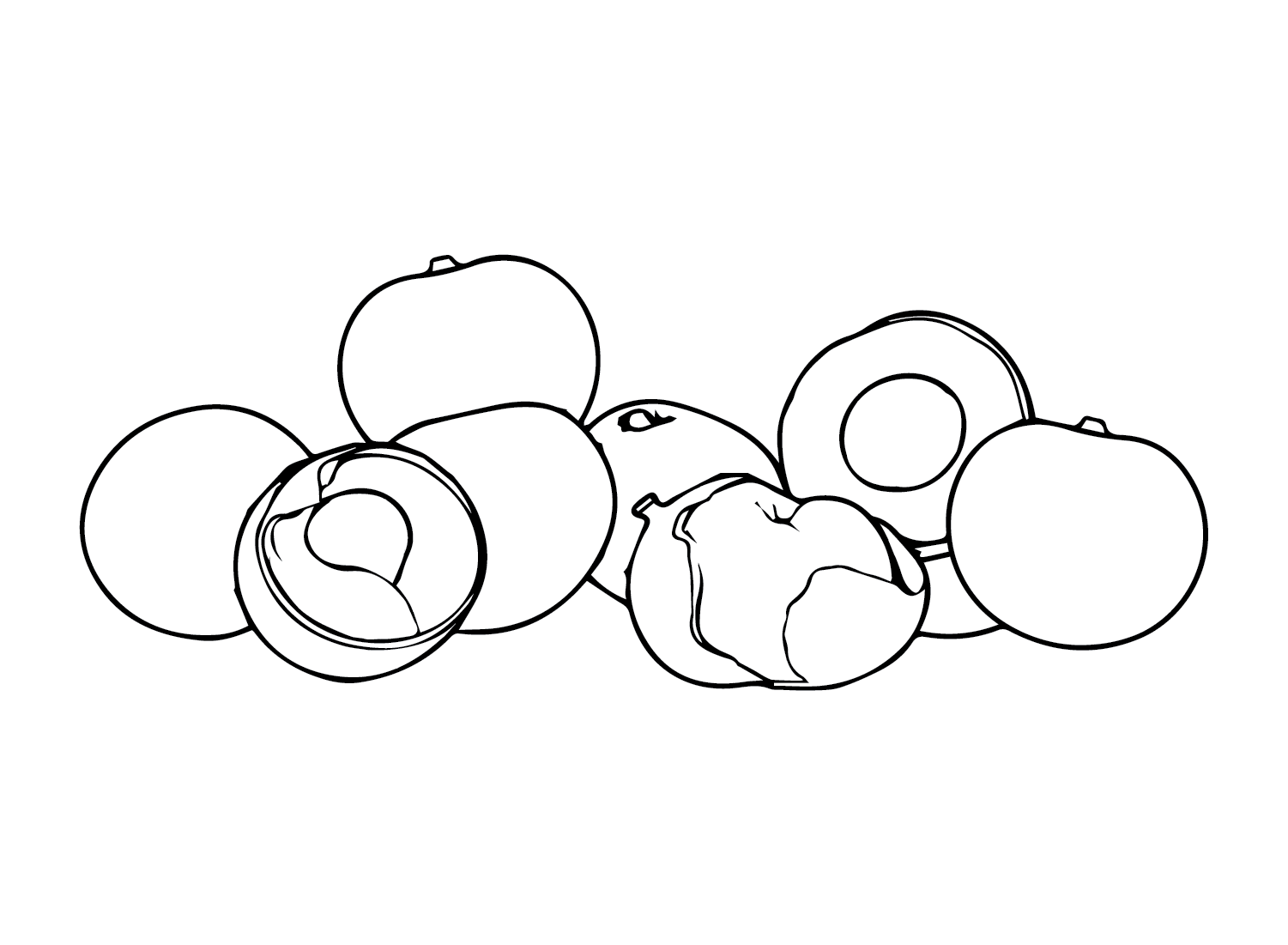Longan Fruta Coloring Page Free Printable Coloring Pages