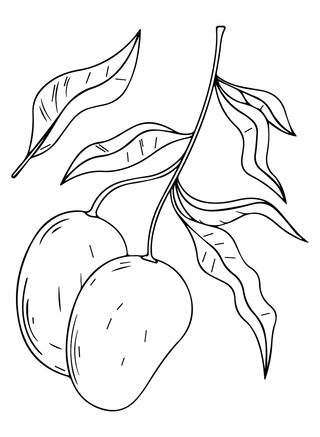 Free Printable Mango Coloring Pages Free Printable Coloring Pages | The ...