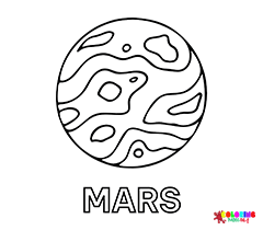 Mars Coloring Pages