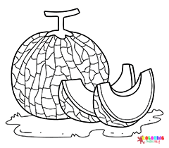 Melons Coloring Pages