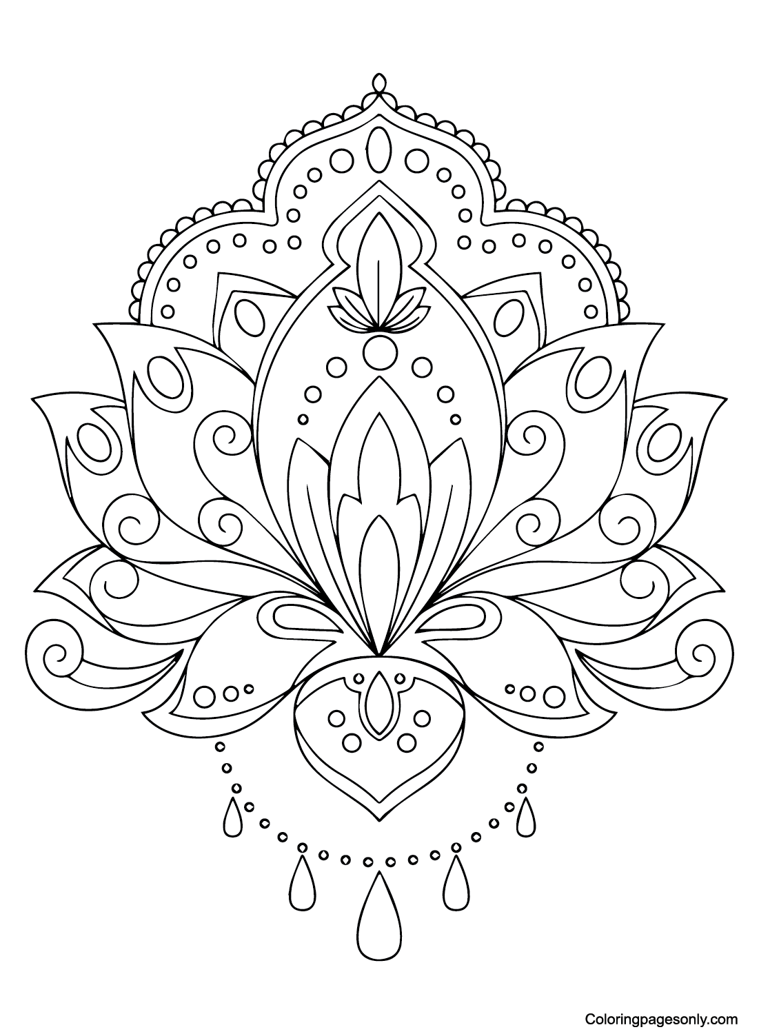 Mindfulness Pictures printable Coloring Page