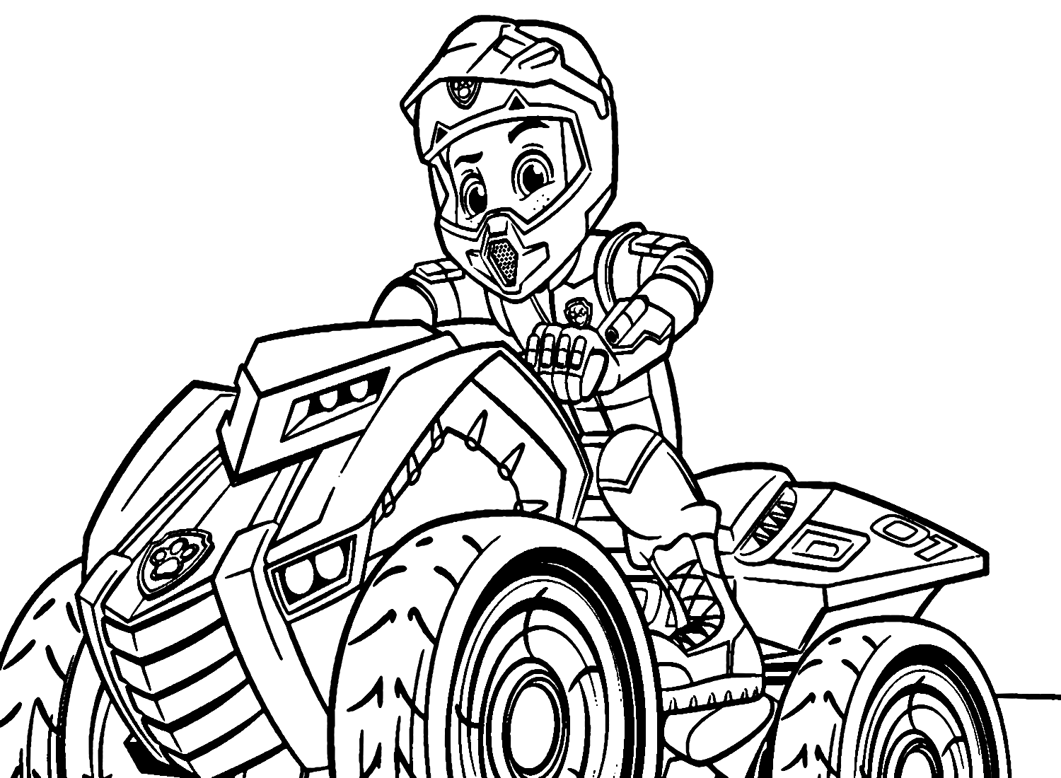 Paw Patrol Ryder Images Coloring Pages