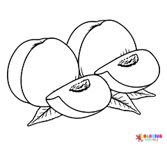 Peaches Coloring Pages