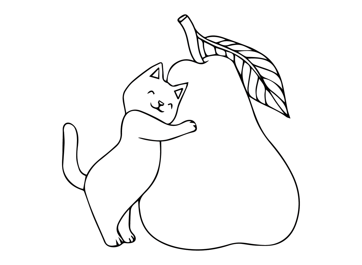 梨和梨中的猫