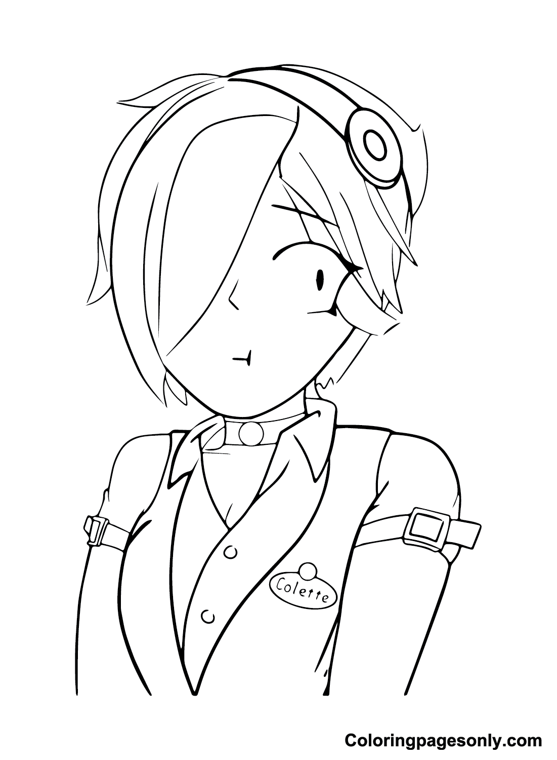 Pictures Colette Brawl Stars Coloring Page