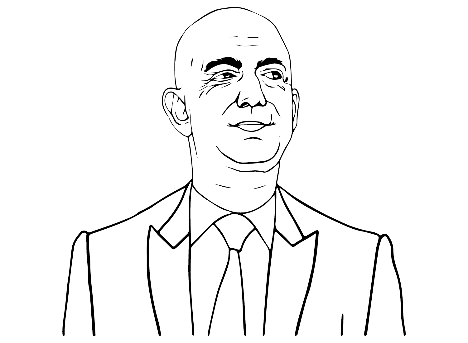 Pictures Jeff Bezos Coloring Page