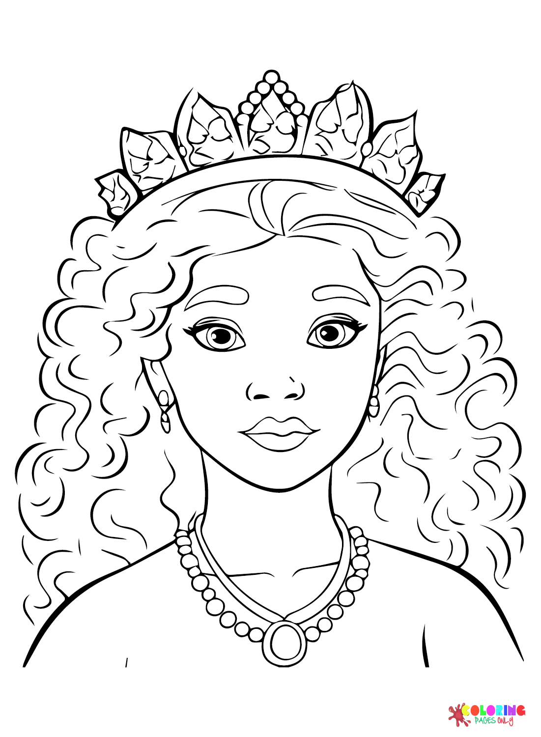 Pictures Queen Coloring Page