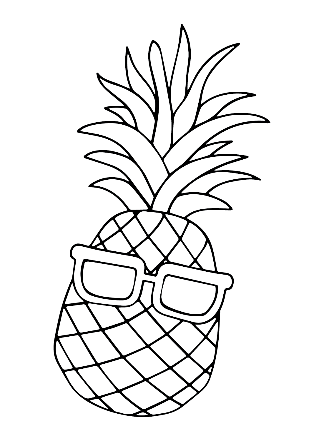 Ananas Kawaii von Pineapples