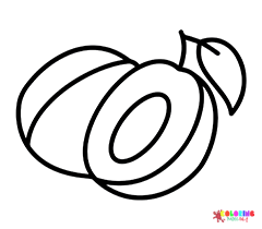 Plums Coloring Pages