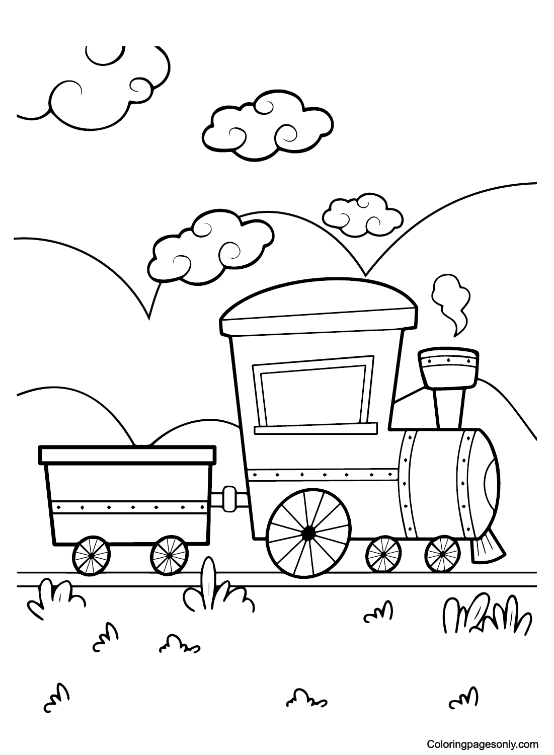 Polar Express Pictures Coloring Page