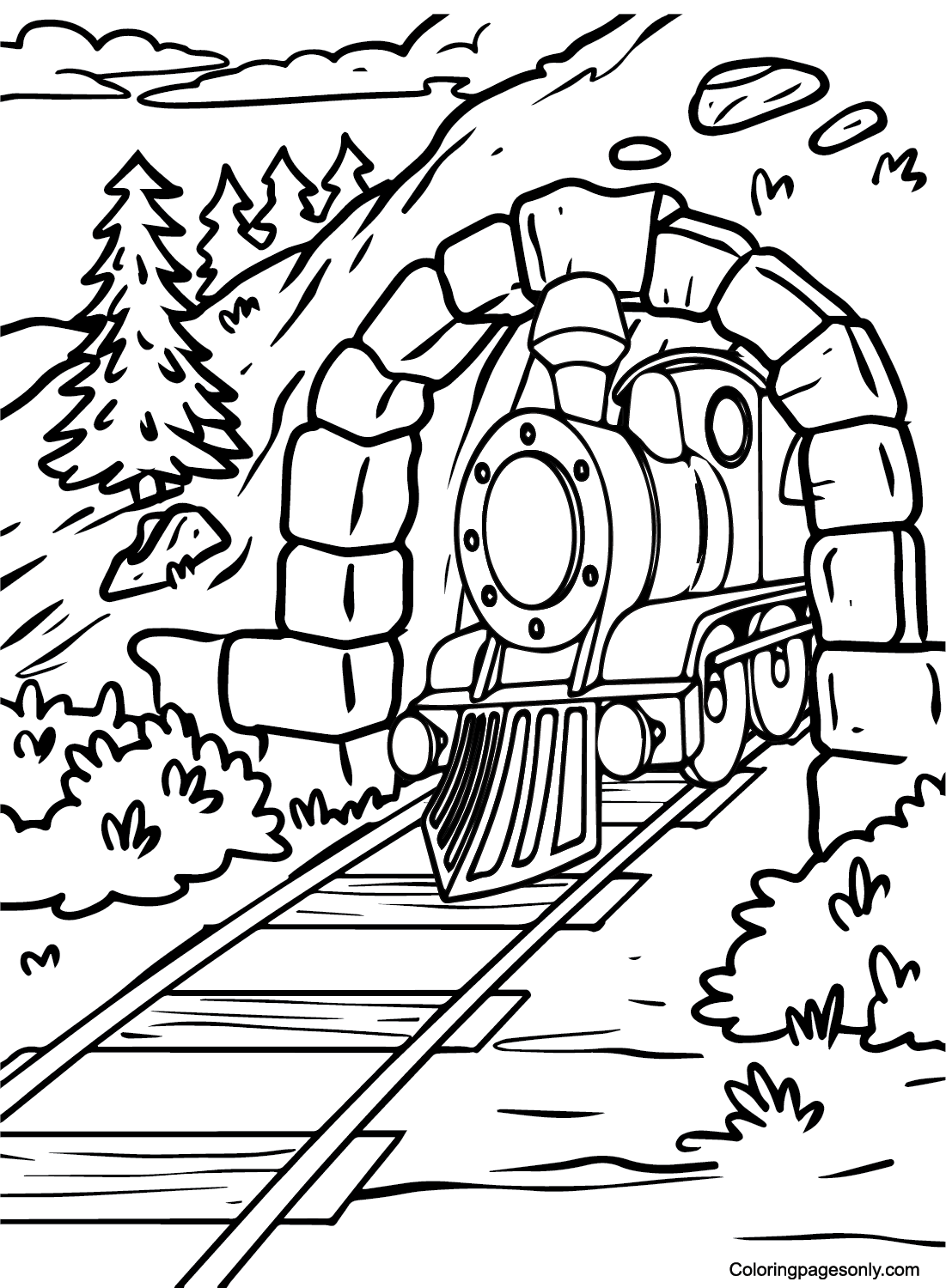 Polar Express Printable Coloring Pages