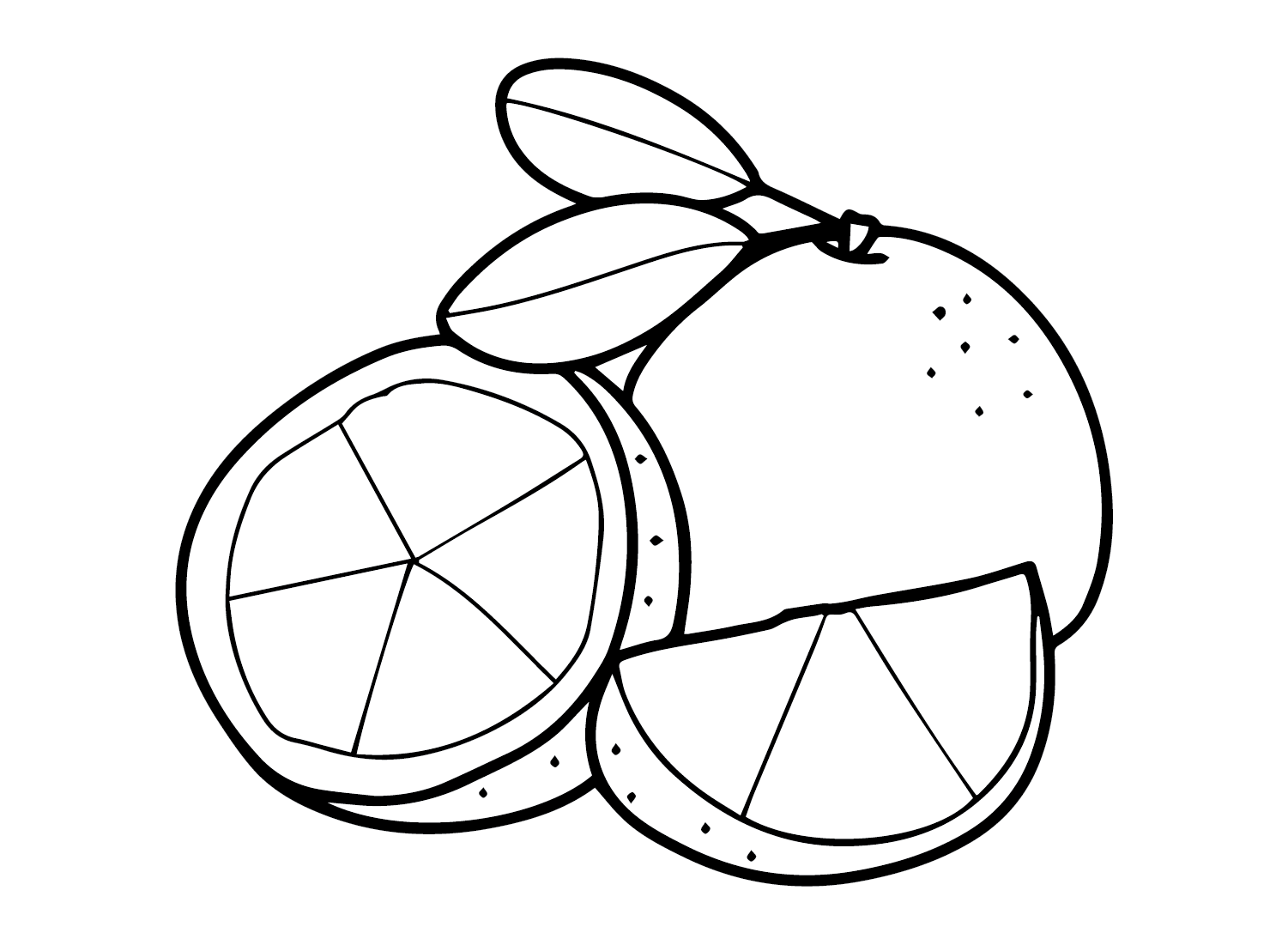 Pomelo Images 2 Coloring Page