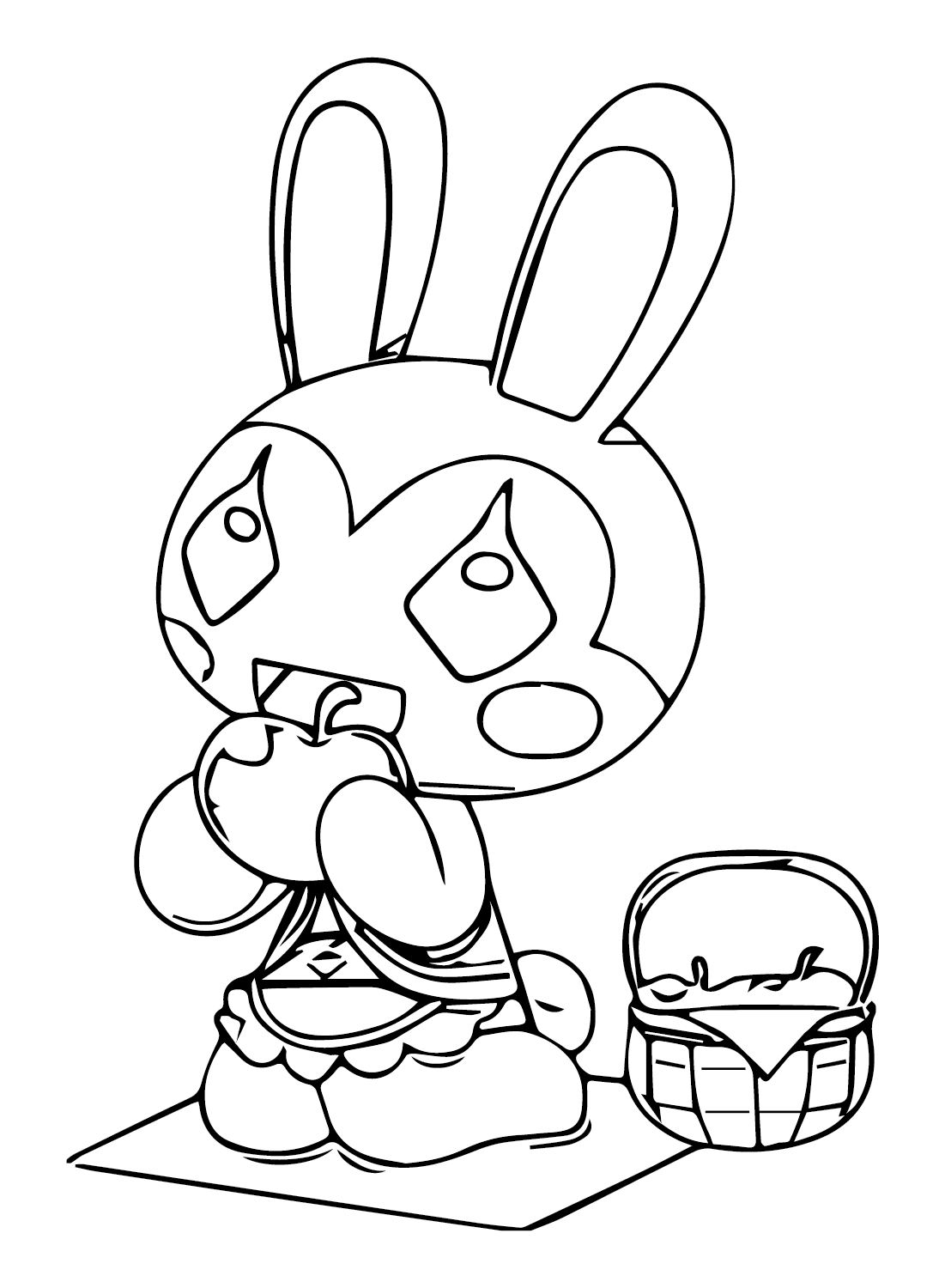 Print Animal Crossing Coloring Page