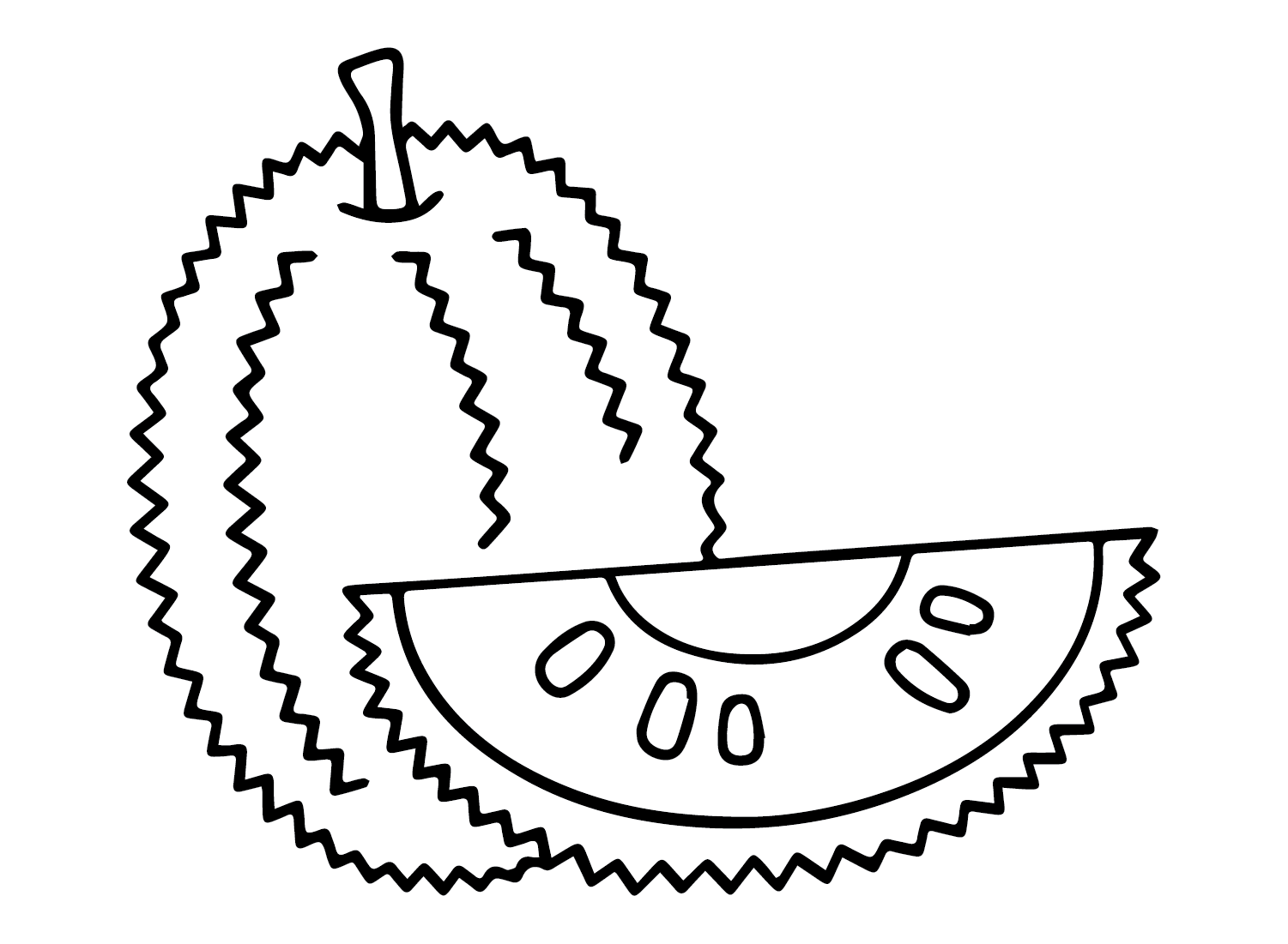 Imprimer le jacquier de Jackfruit
