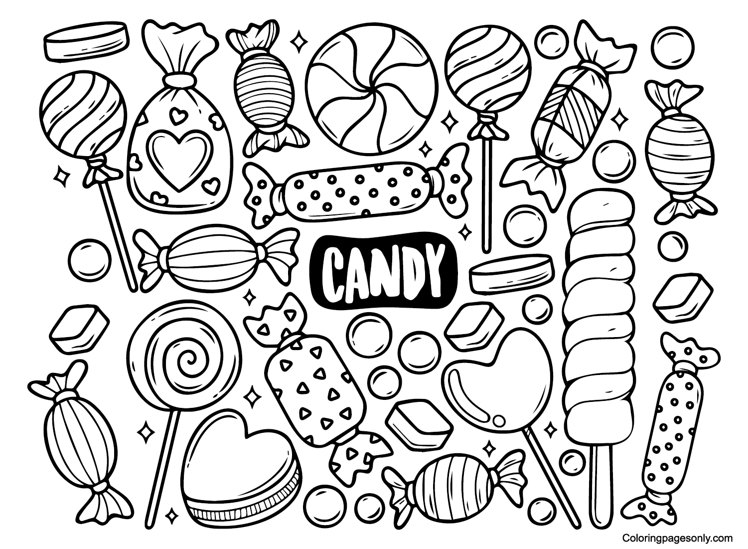 Candy Land Castle Coloring Page Free Printable Coloring Pages Candy Land Castle Coloring Page Free Printable Coloring Pages