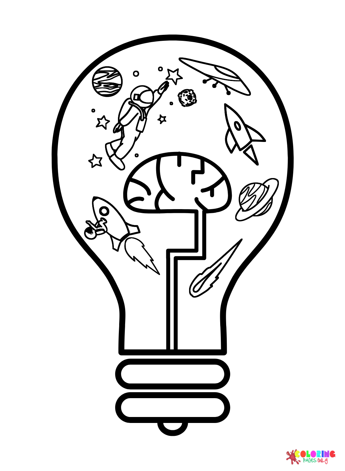 Printable Intellectual Coloring Page