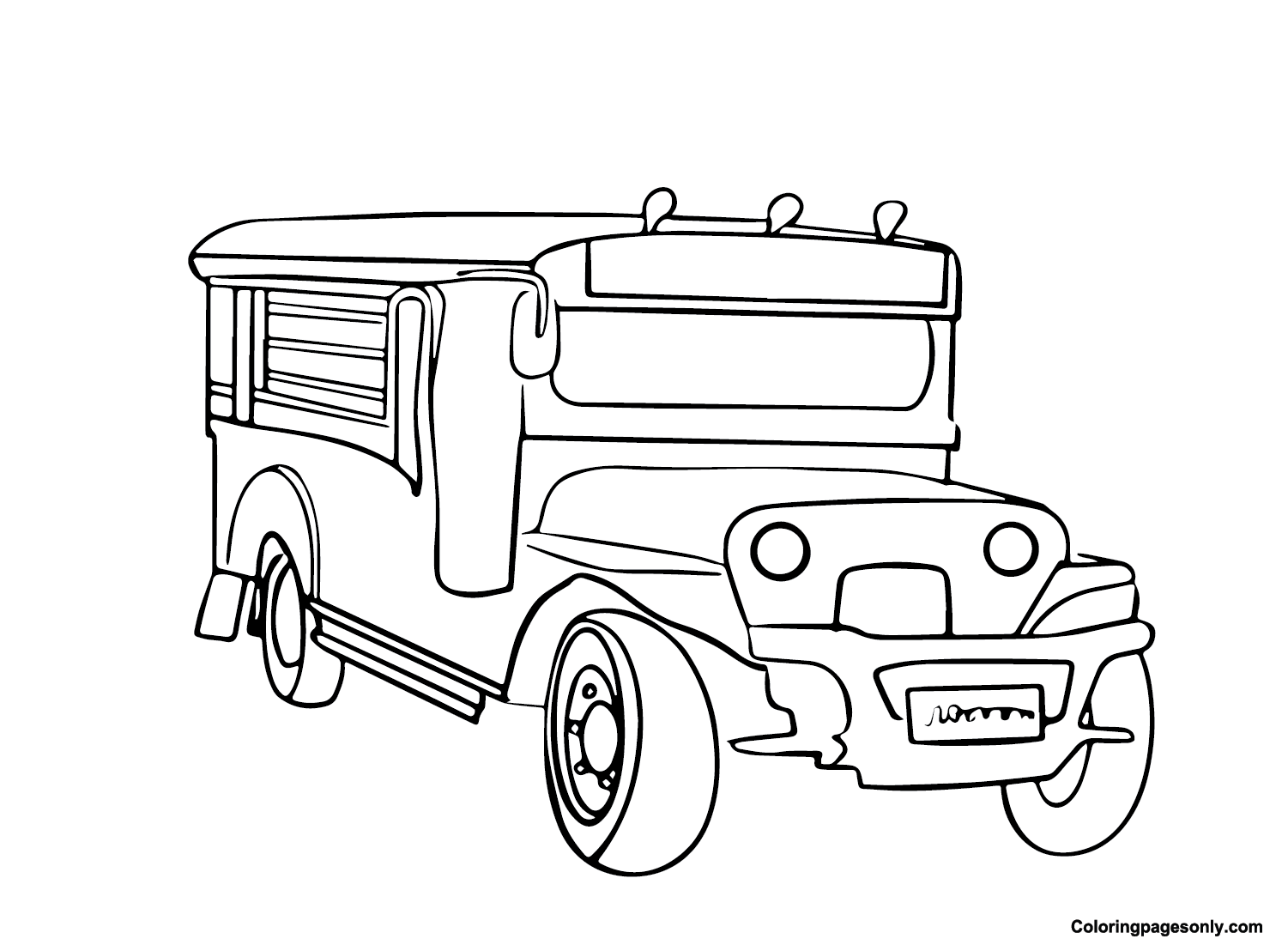 Jeepney Drawing