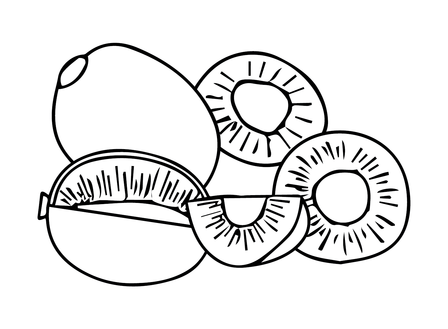 Kiwi para impressão de Kiwi Fruit