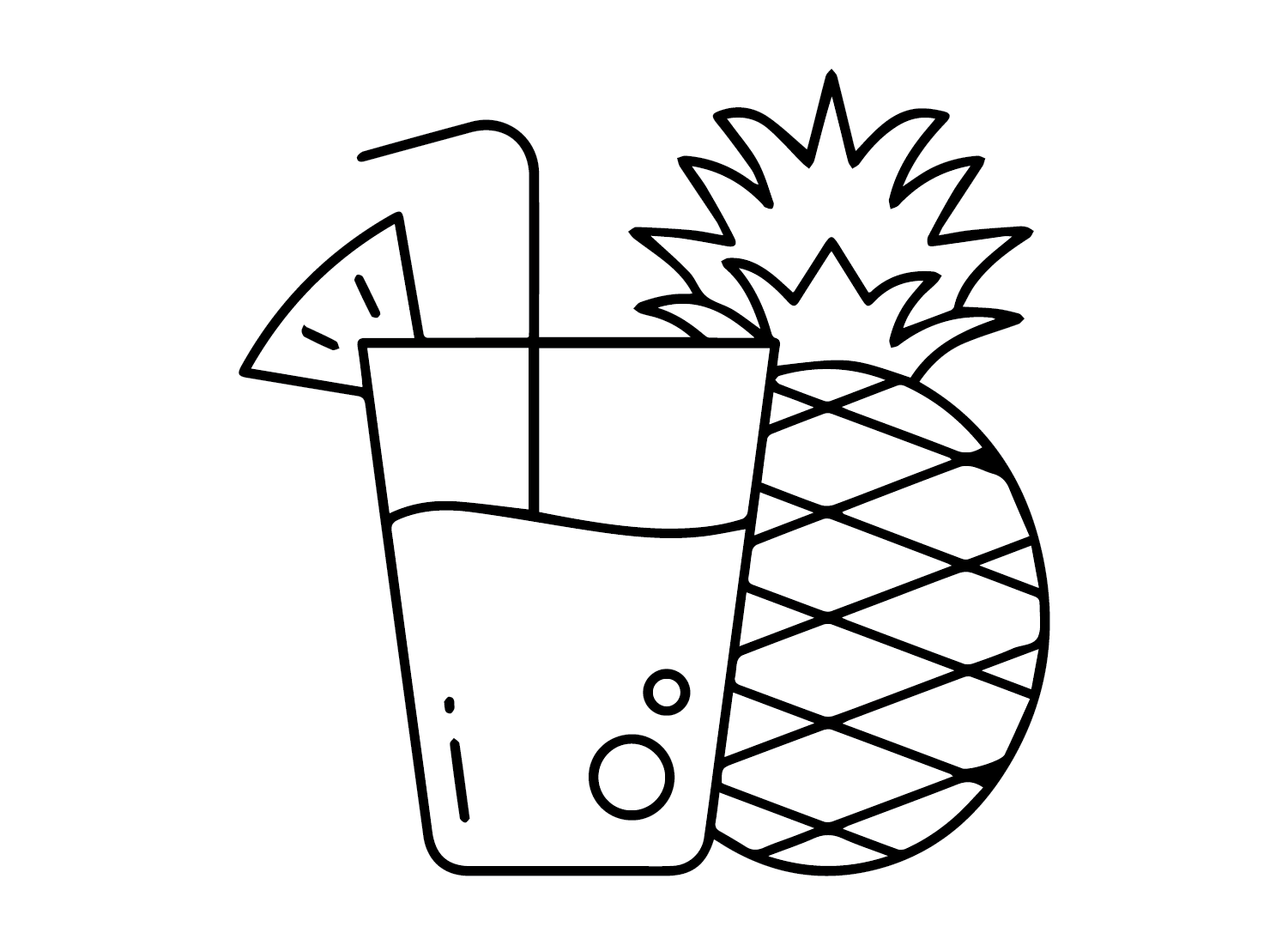 用菠萝打印菠萝