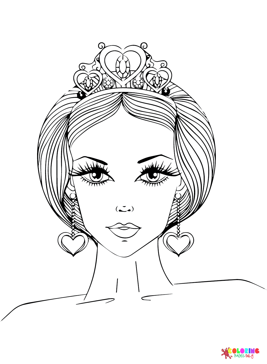 Queen Images Coloring Page