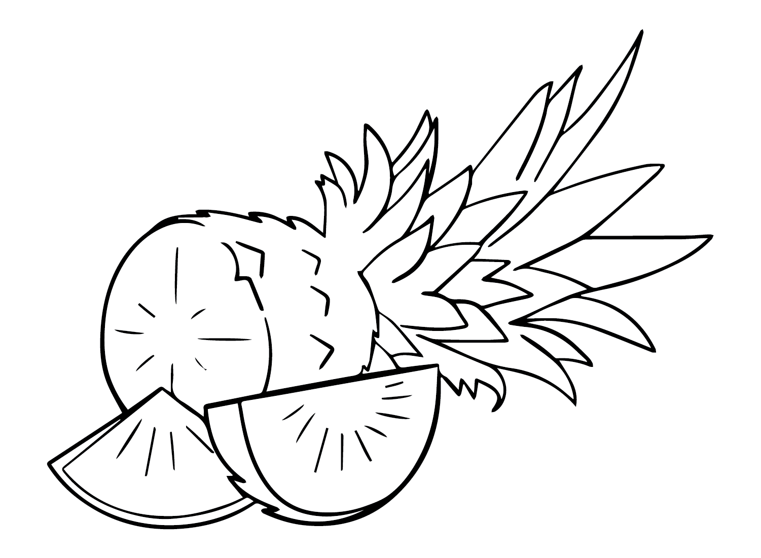 菠萝成熟的菠萝