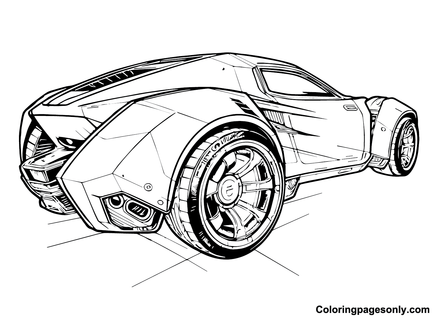 Rocket League Coloring Pages Printable for Free Download