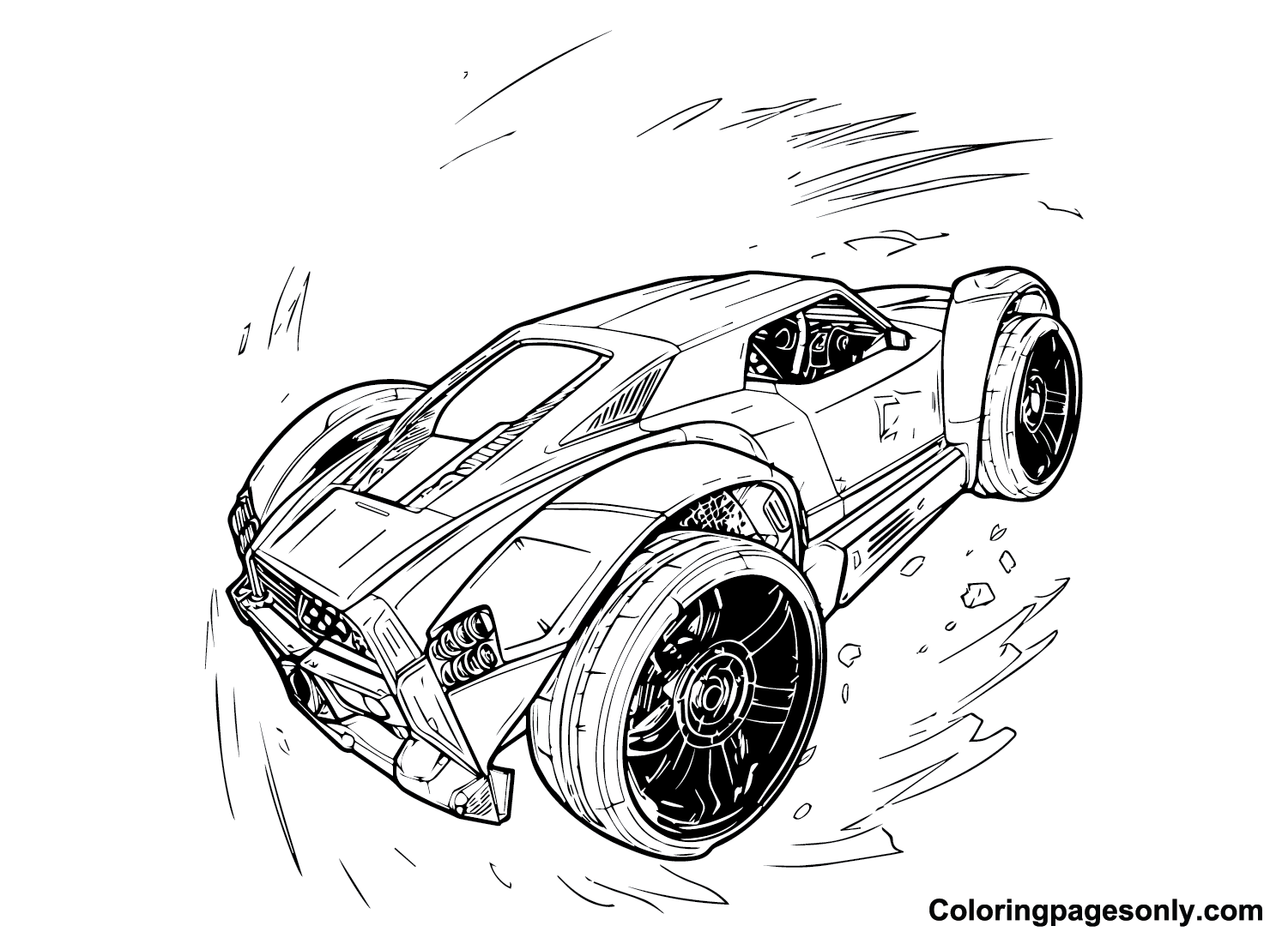 Rocket League Images to print Coloring Page