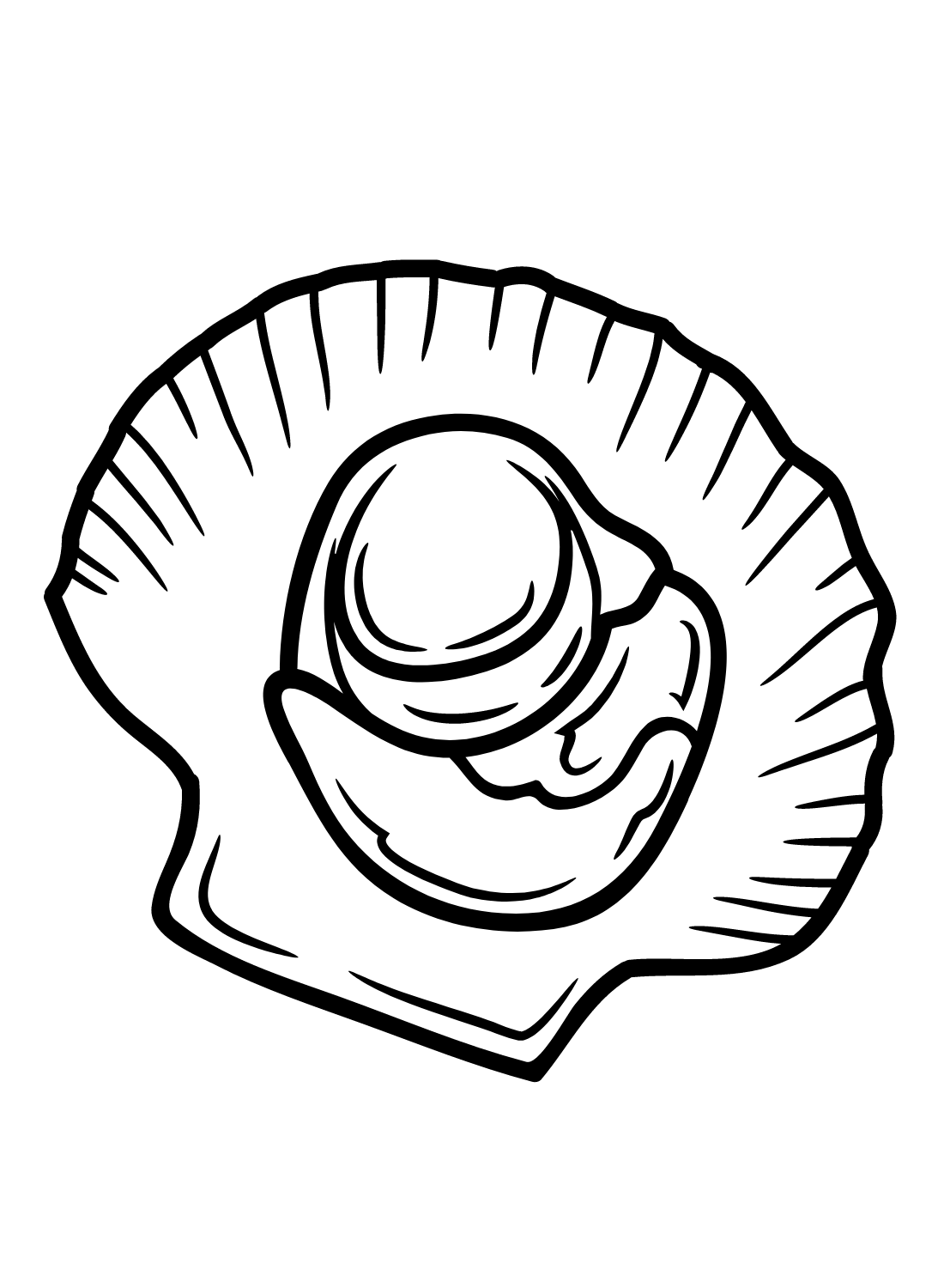 Гребешок для печати от Морского гребешка