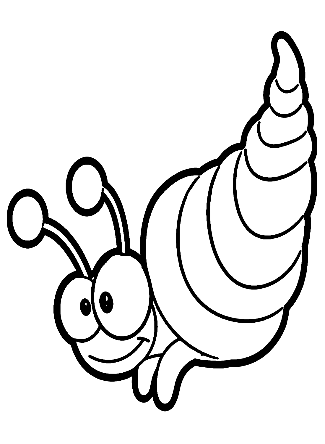 Sea Snail Pictures Coloring Page