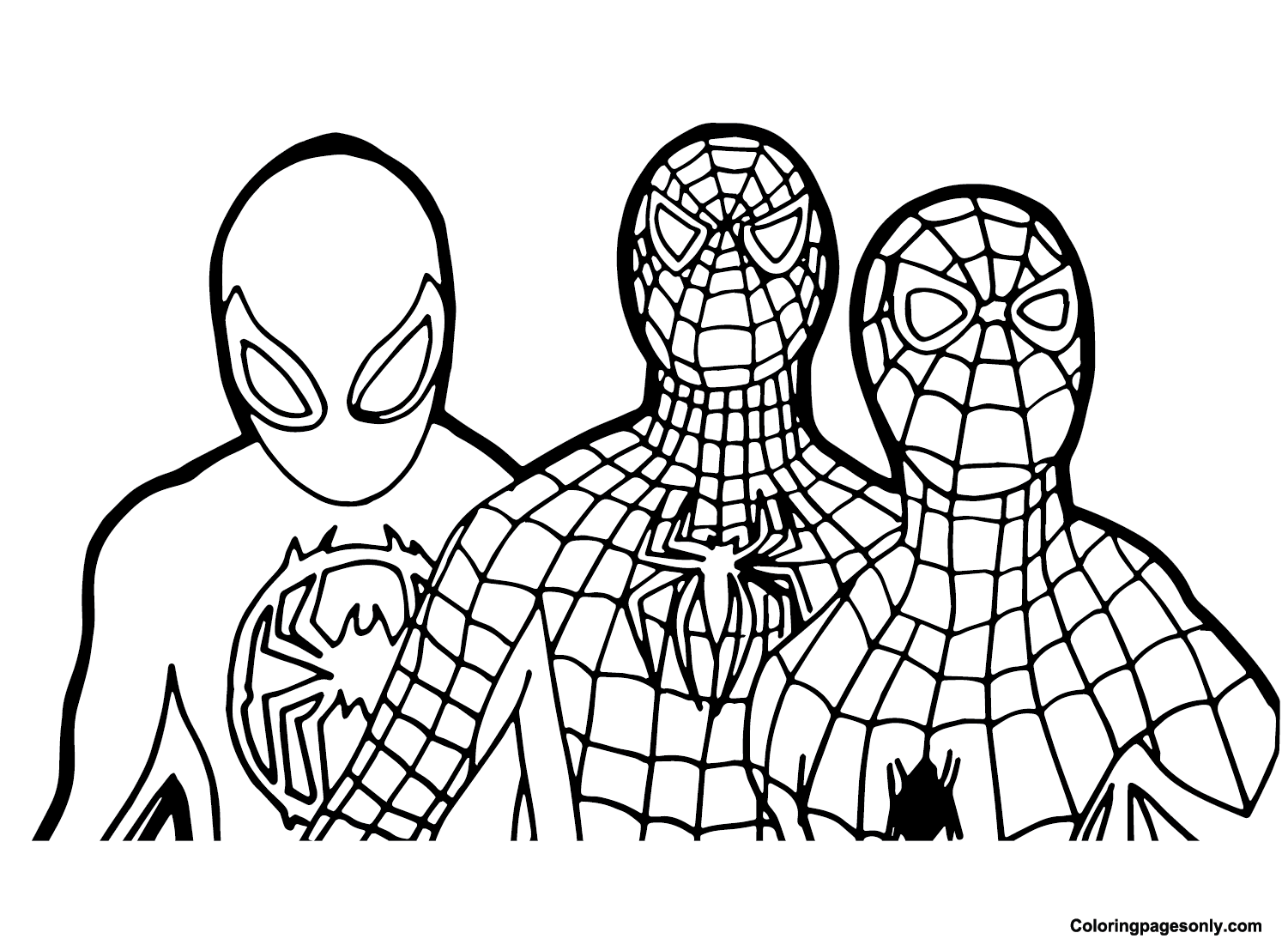 Spidey Man Coloring Pages