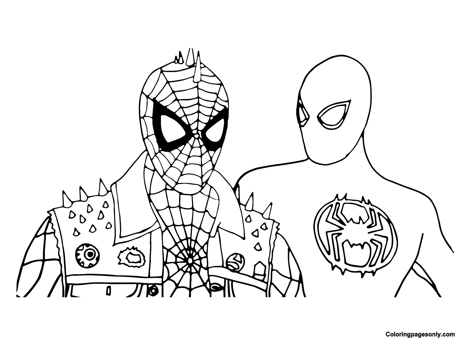 Spidey printable Coloring Pages
