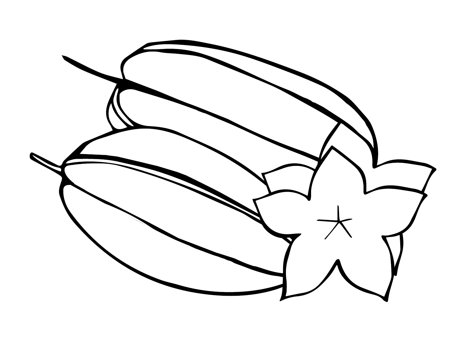 Impresión de carambola de Star Fruit