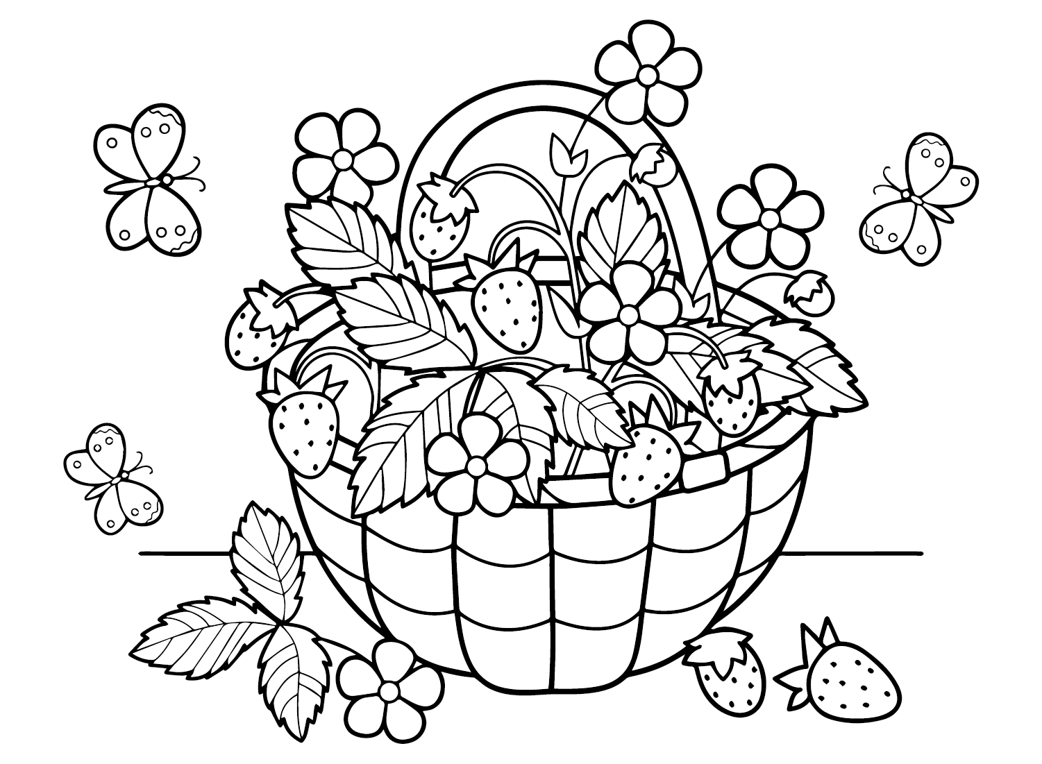 草莓的草莓篮