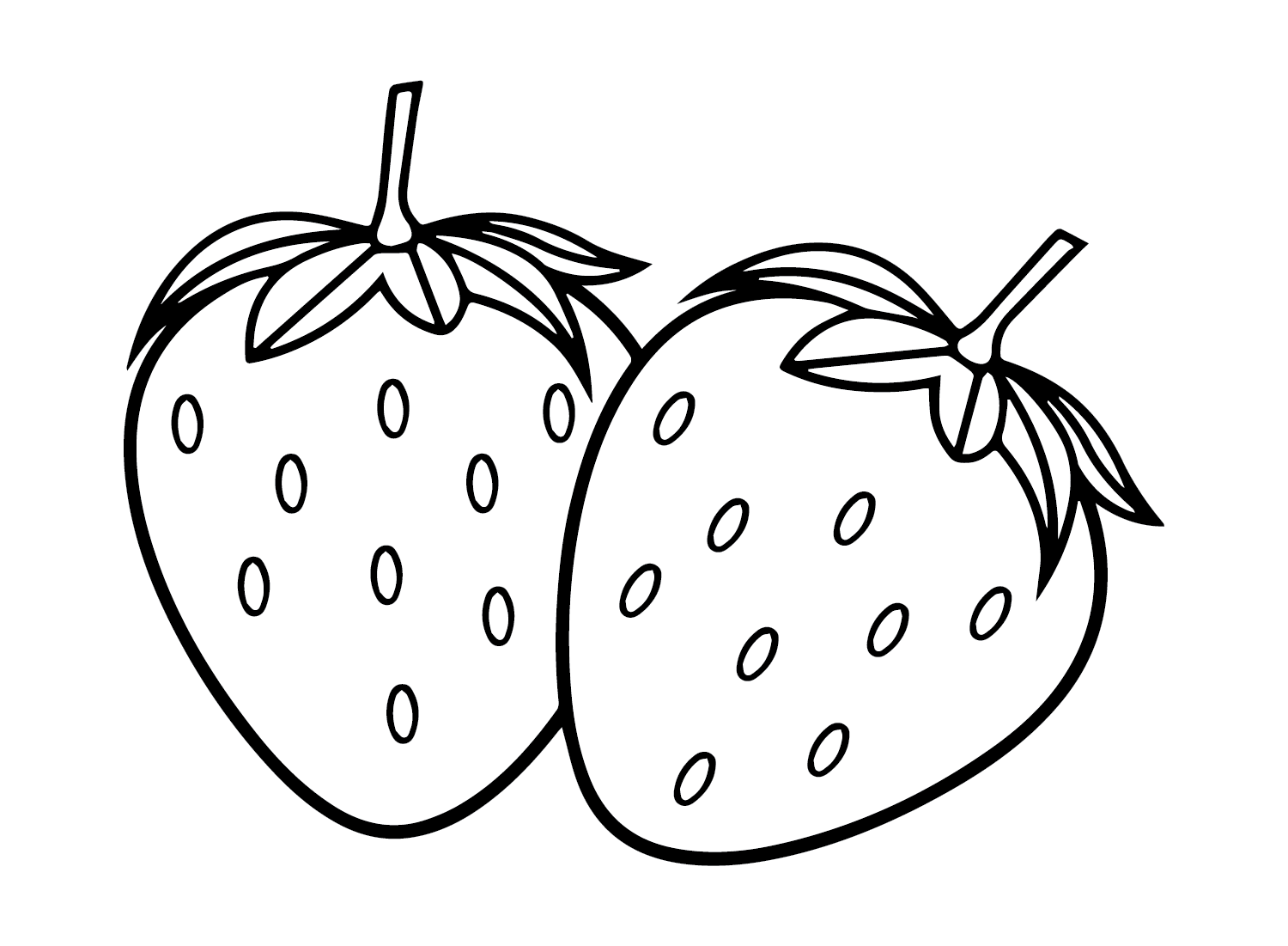 الفراولة للطباعة من الفراولة