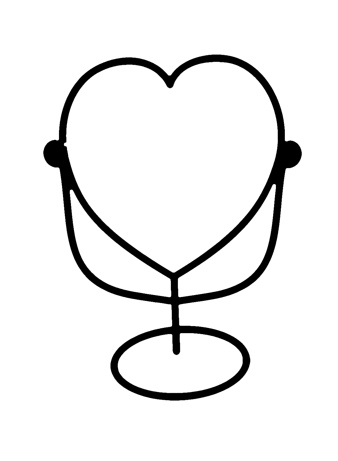 Table Mirror Coloring Page
