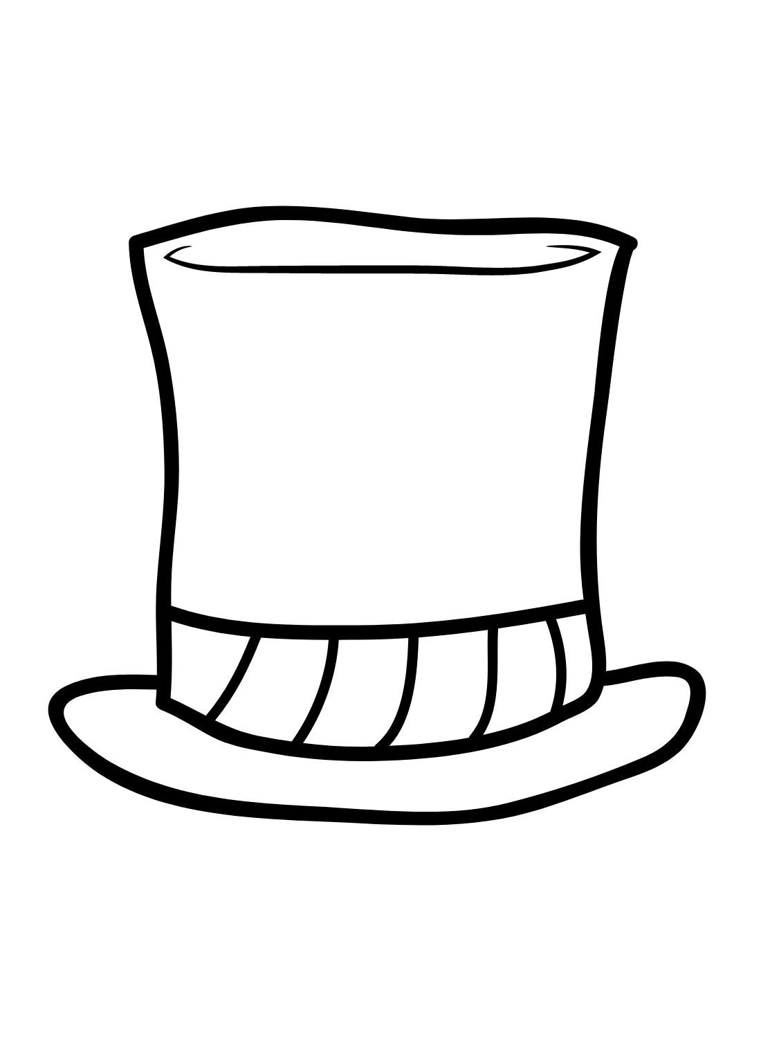 Sombrero de copa de sombrero