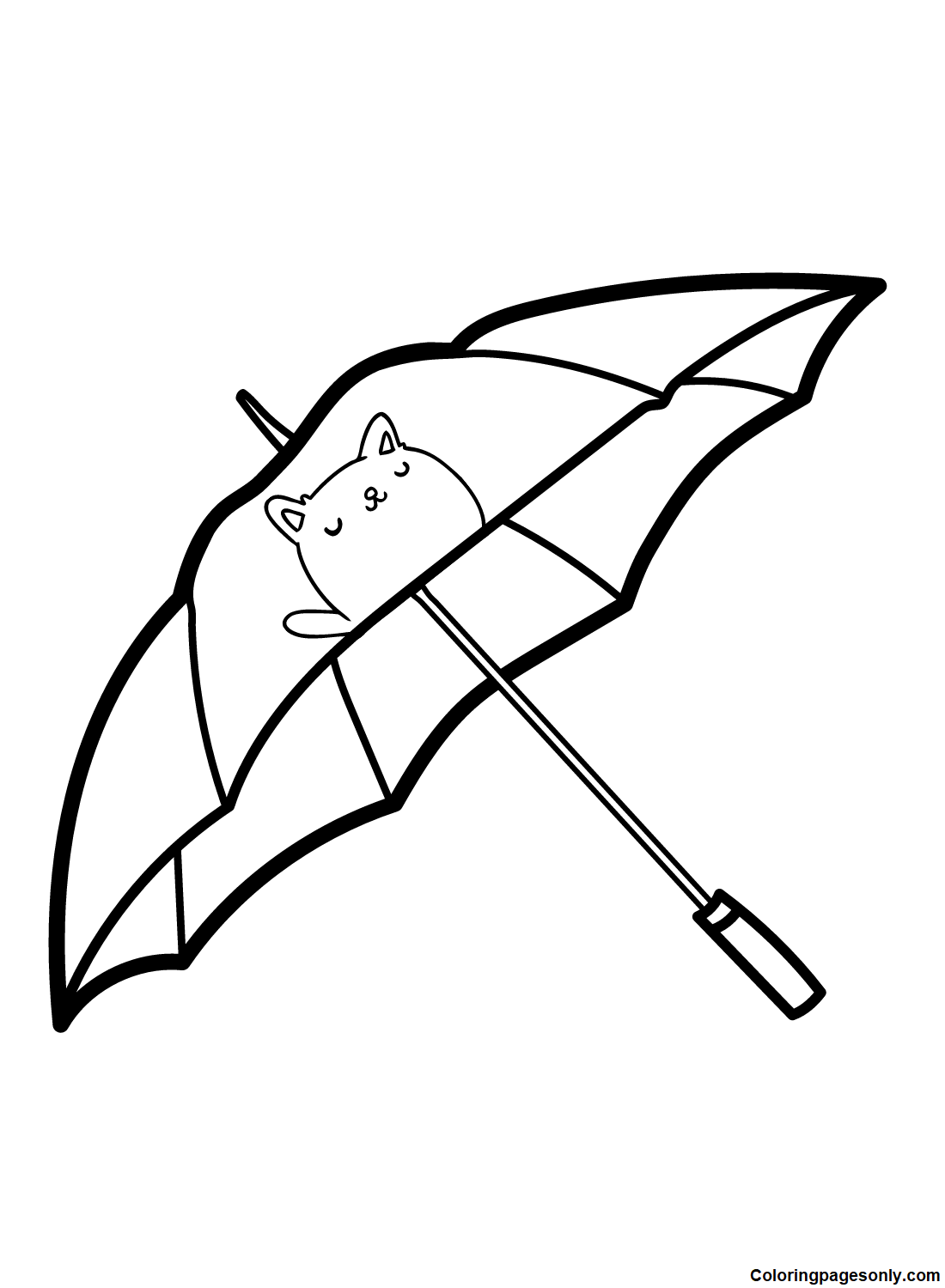 Dessin de parapluie à partir de parapluie