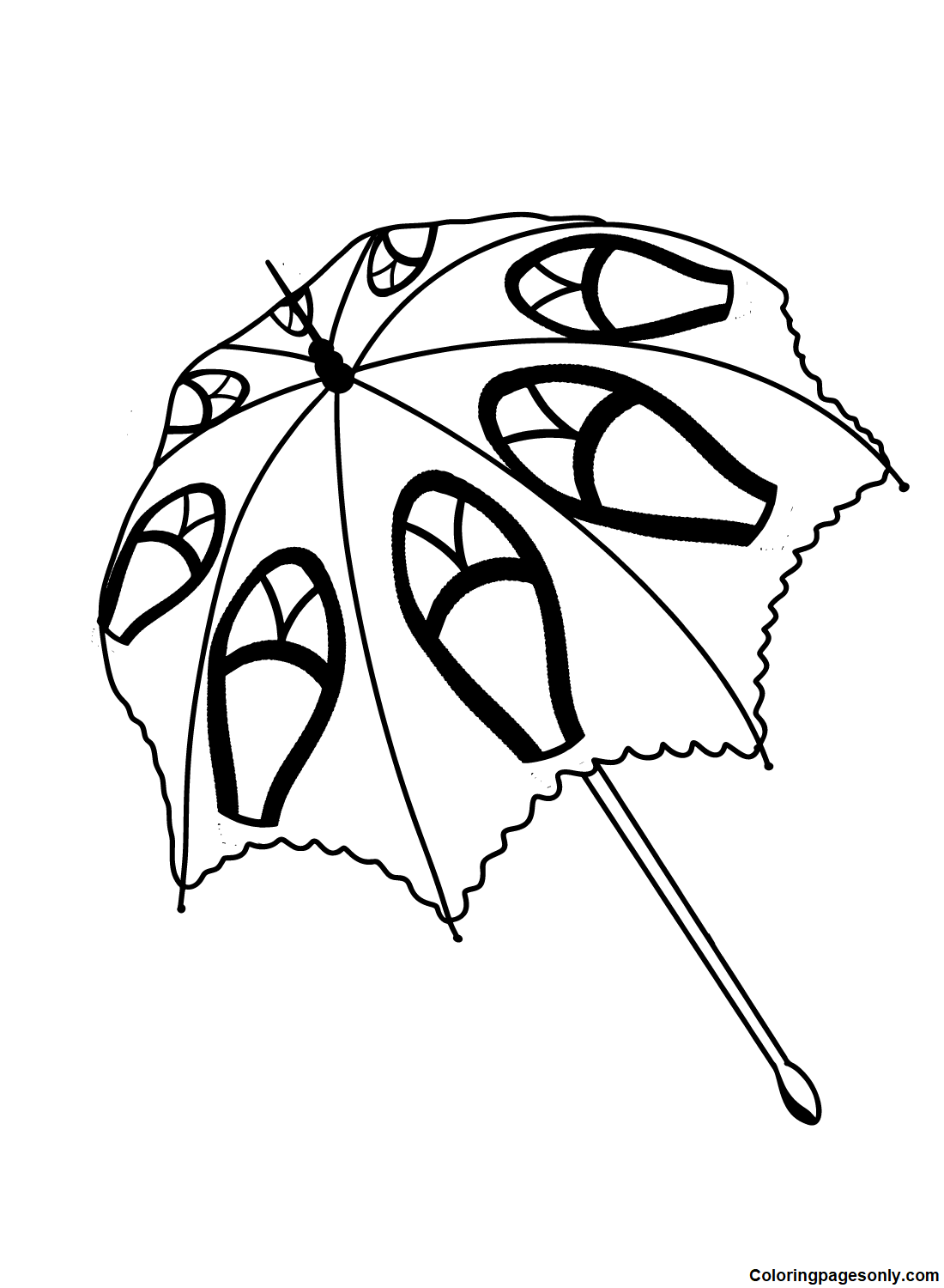 Paraguas para imprimir gratis de Paraguas