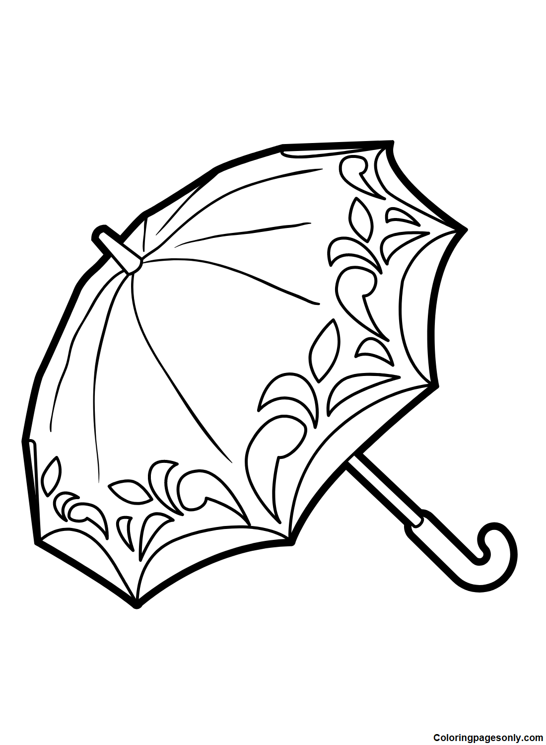 Hojas de colores de paraguas de Umbrella