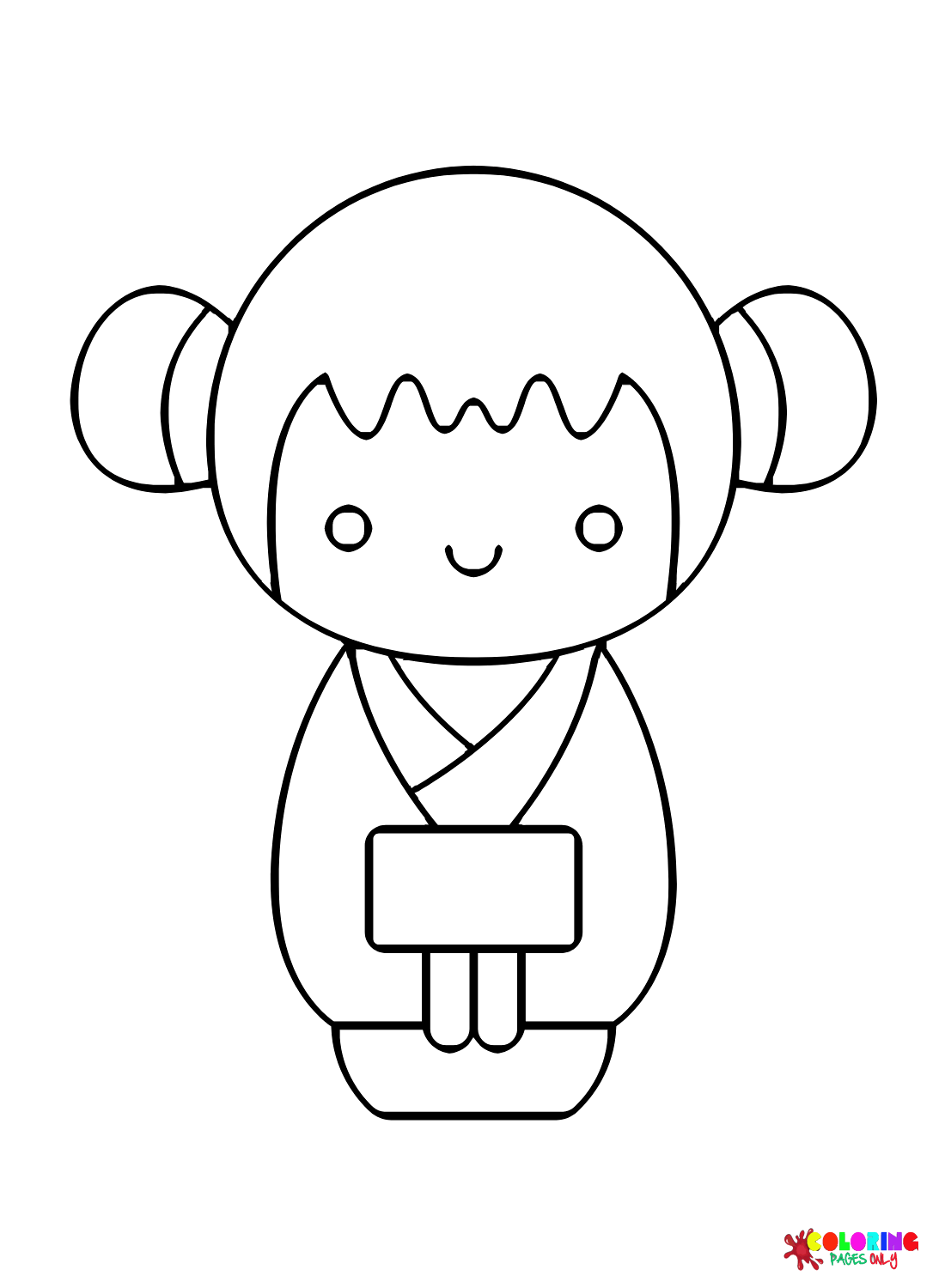 Adorable Kokeshi Doll from Kokeshi Doll