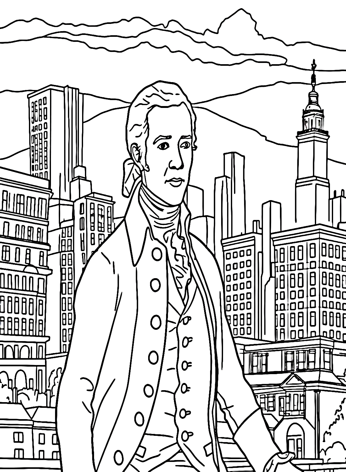 Alexander Hamilton en la ciudad de Nueva York de Alexander Hamilton