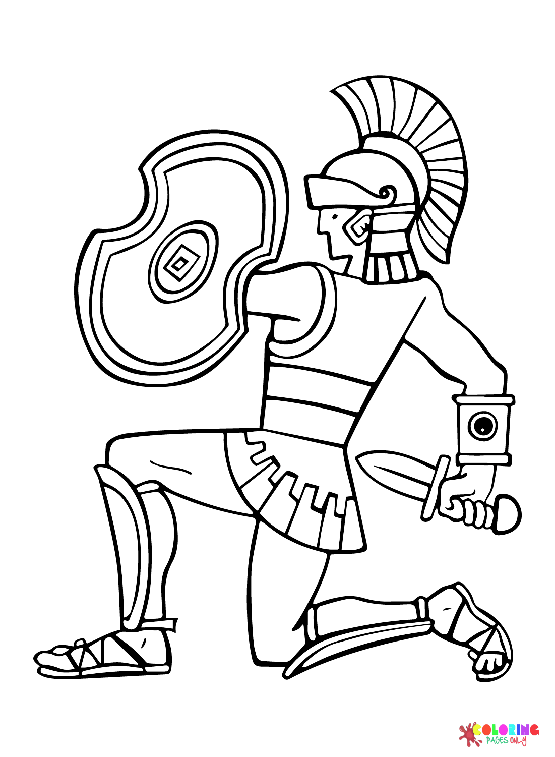 Ancient Rome and Roman Empire Pictures Coloring Page