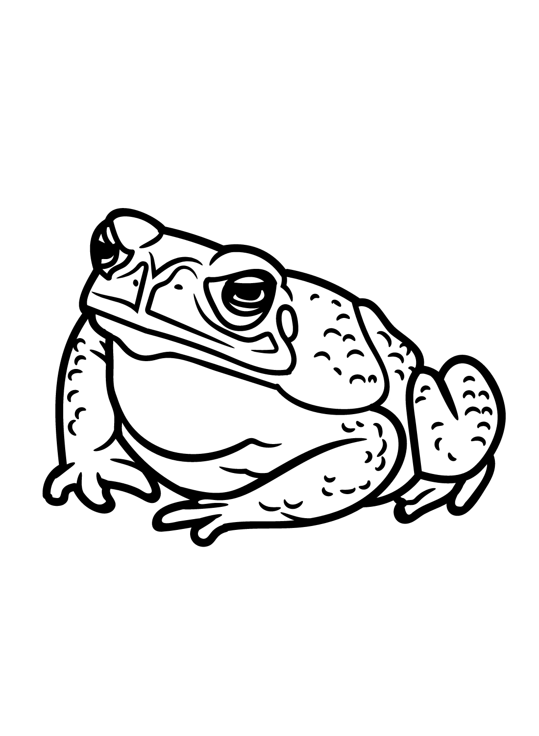Wütende Kröte von Toad