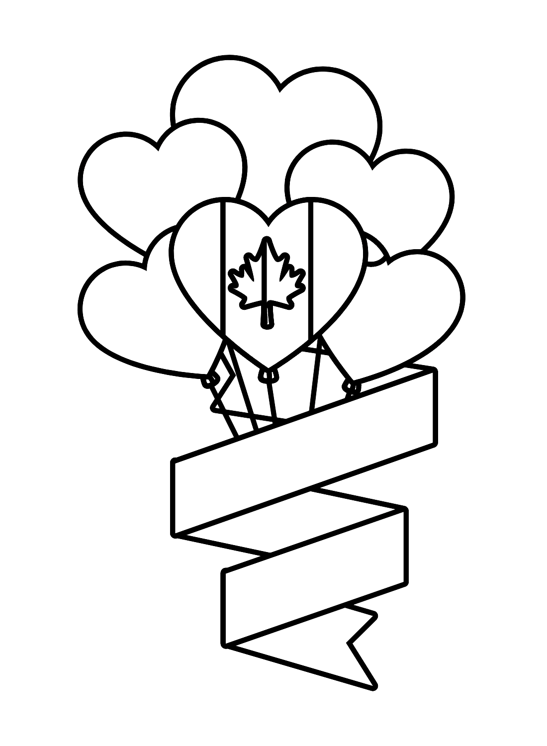Canada Flag Coloring Page Free Printable Coloring Pages