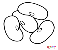 Beans Coloring Pages
