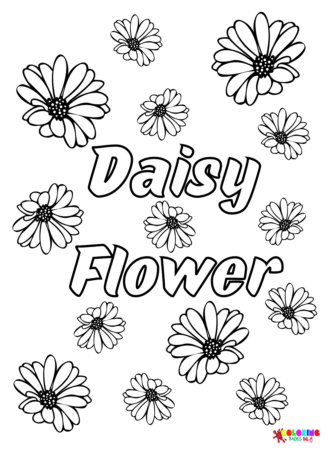 Girl Scout Daisy Flower Friends Coloring Pages