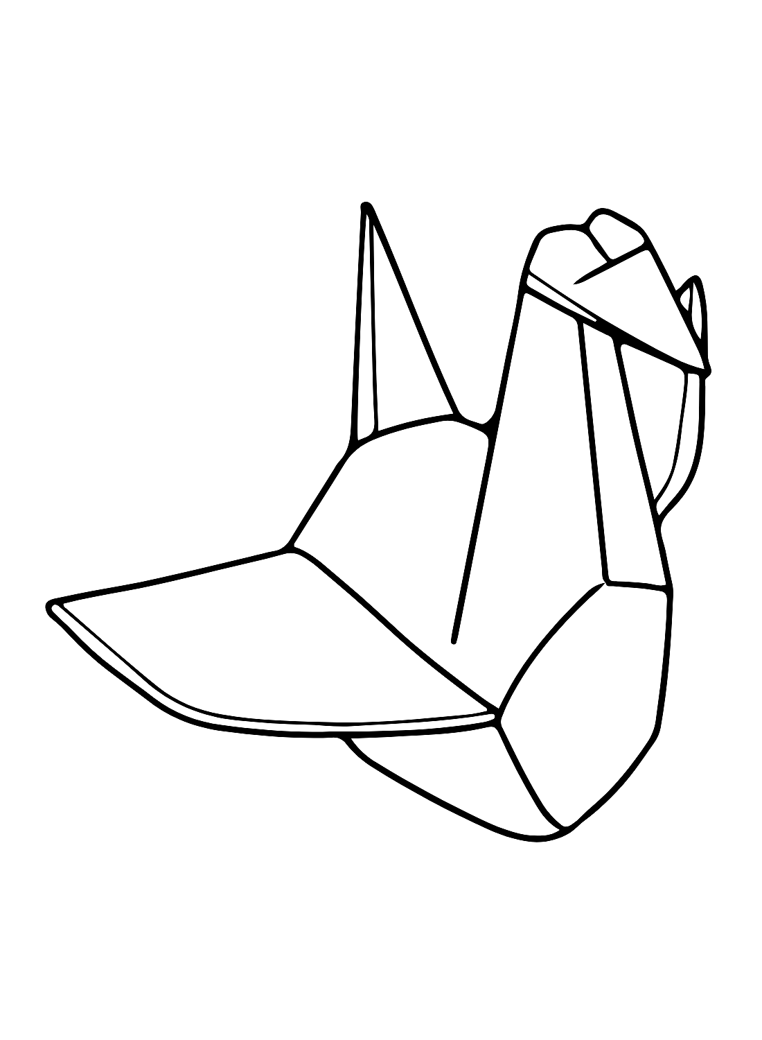 Птица-оригами из Японии