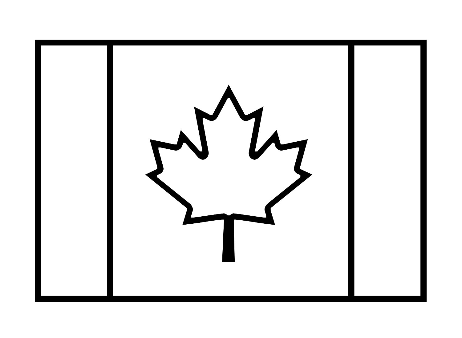 Canadese vlag uit Canada
