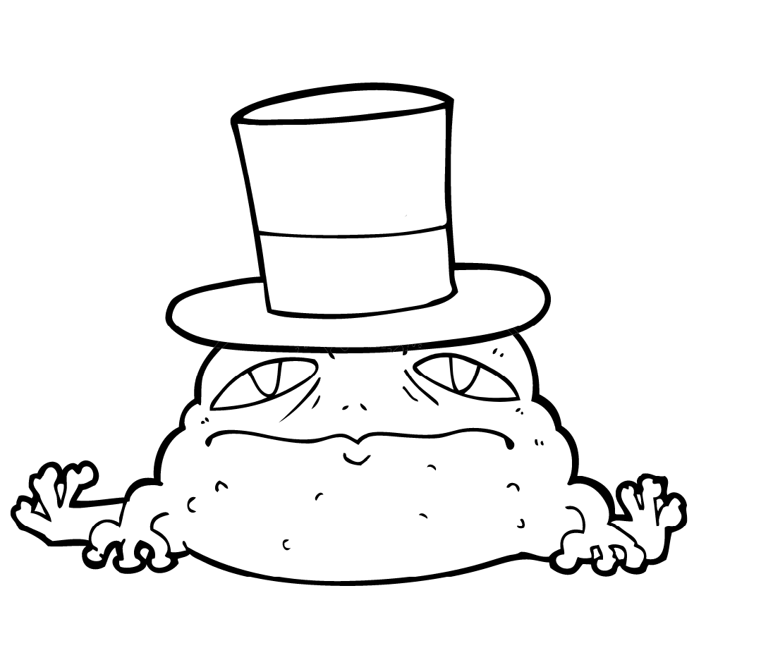 Cartoon Rich Toad