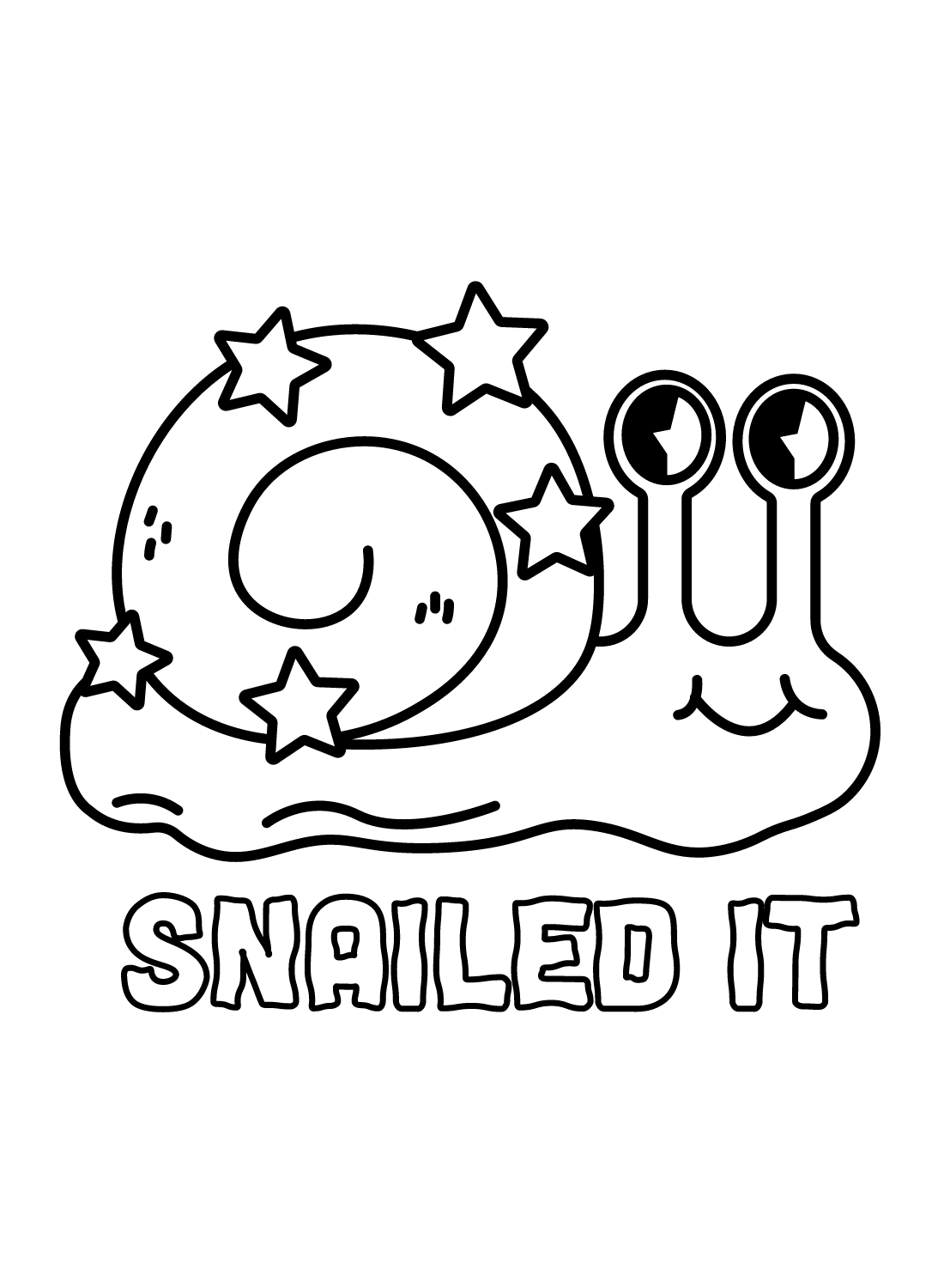 Cartoon-Schnecke von Snail